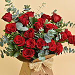 20 Red Rose Hand Bouquet