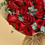 Heart and 25 Roses Bouquet