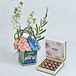 Glad You Are My Mom Flowers And Chocolate