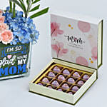 Glad You Are My Mom Flowers And Chocolate