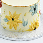 Mothers Day Special Red Velvet Floral Cake