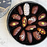 مرزام  شوكولاته - تمور مغلفة بالشوكولاته الداكنة 15 قطعة