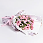 Purple and Pink Spray Roses Bunch