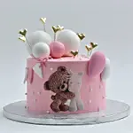 Cute Teddy Red Vevet Cake