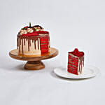 Chocolaty Red Velvet Cake Half Kg