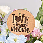 Love You Mama Purple Flower Vase