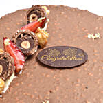 Congratulations Yummy Rocher Cake 4 Portion