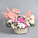 Charming Love Beautiful Flower Basket