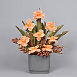 Premium Salmon Parrot Tulip Arrangement