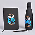 Stay Hydrated, Stay Inspired: Notebook and Water Bottle Combo for Dad