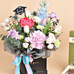 Congrats Graduate Flowers with Chocolates