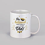 Graduation Theme Ceramic Mug   Personalized Souvenir for Graduates