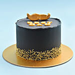 Best DAD Black and Golden Cake