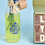 Best Dad Ever Blue Gypso with Chocolate