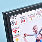 Best Dad Ever Flowers and Frame