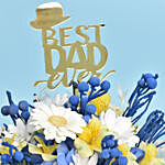 Best Dad Ever Flowers Cake N Mug