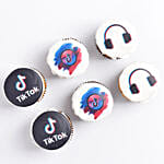 Tik Tok Cupcakes 6 Pcs