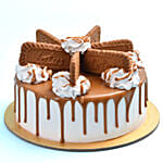 500 grams Eggless Lotus Biscoff Cake For Anniversary