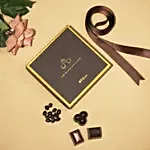 شوكولا بلجيكيه فاخرة - بوكس 9 قطع شوكولاته داكنة