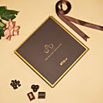 شوكولا بلجيكيه فاخرة - بوكس 25  قطعة شوكولاته داكنة