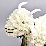 Eid Al Adha Wishes Floral Sheep