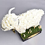 Eid Al Adha Wishes Floral Sheep