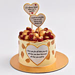 Premium Love Quotes Cake