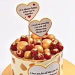 Premium Love Quotes Cake