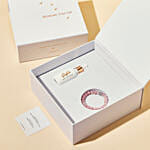 Sakina Attar With Rose Agate Bracelet