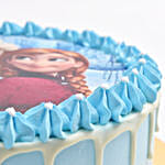 Elsa and Anna Vanilla Cake