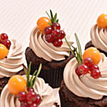 Choco berrys Vegan Cupcakes 6 pcs