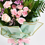 Pastel Pink and Greens Bouquet