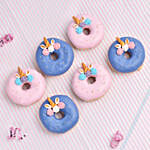 Pink And Blue Donuts