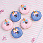 Pink And Blue Donuts