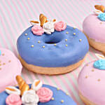 Pink And Blue Donuts