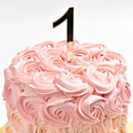 Rosette 1St Birthday Cake Red Velvet
