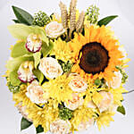 Get Well Soon Message Flowers Arrangement