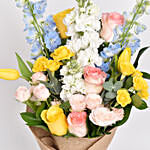 Brighter Days Bouquet with Personalised Caricature