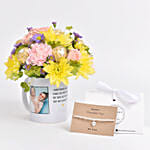 Friends Mug Flowers and Friendship Band