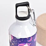 Unicorn Pattern Engraved Water Bottle