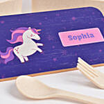 Unicorn Personalised Lunch Box