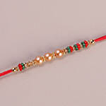 Sneh Gleaming Pearls Rakhi Set