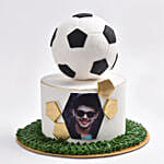 Kickoff Chocolate Photo Cake