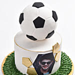 Kickoff Chocolate Photo Cake