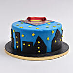 Man Of Steel Surprise Vanilla Cake