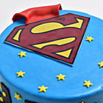 Man Of Steel Surprise Vanilla Cake