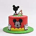 Mickeys Magic Kingdom Red Velvet Cake