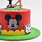 Mickeys Magic Kingdom Red Velvet Cake