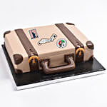 Red Velvet Suitcase Cake
