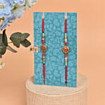 Best Brother Flowers Vase and Rakhi